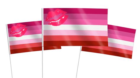 Lipstick Lesbian Pride Handwaving Flags Hampshire Flag Company