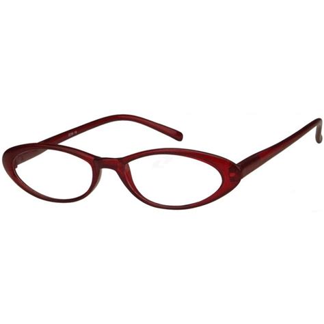 A Medium Narrow Size Trendy Plastic Full Rim Translucent Frame