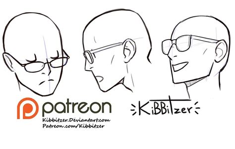 Glasses Reference Sheet 2 Preview Kibbitzer On Patreon Drawing Reference Reference Sheet