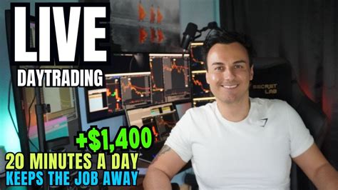 Live Daytrading How To Take Base Hits From The Market In