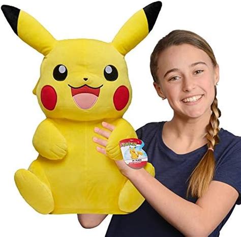 Pokemon Pikachu Giant Plush 24 Inch Adorable Ultra Soft Life Size