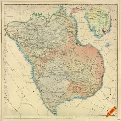 Detailed Map Of Haut Katanga Congo On Craiyon