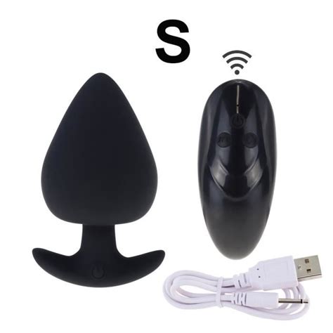 Vibromasseur Anal Pour Homme Et Femme Avec Télécommande Sans Fil En