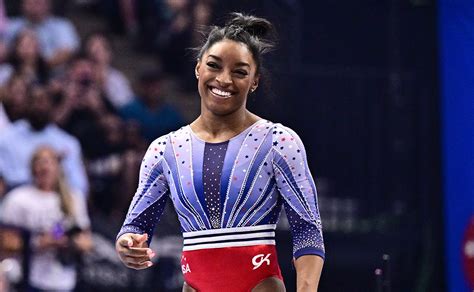 Biles tops all-around on first day of women's action at U.S. Olympic ...