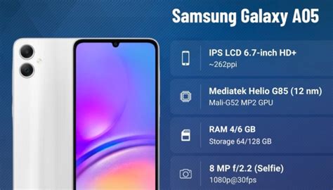 Harga Dan Spesifikasi Samsung Galaxy A05 Baterai Besar 5000 Mah Tahan Lama