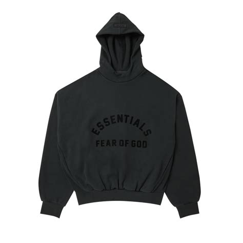 Buy Fear Of God Essentials Hoodie Jet Black 192sp232050f Goat