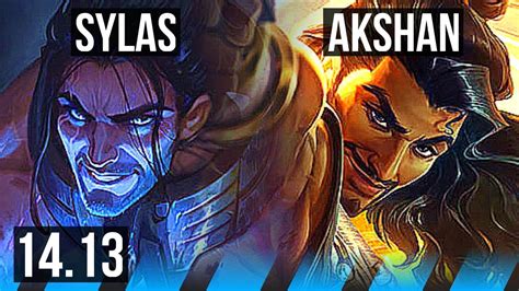 SYLAS Vs AKSHAN MID 69 Winrate 7 1 3 Dominating EUW Master