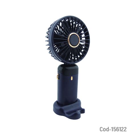 Kolm Ventilador Mini Portable Y De Sobremesa Recargable Type C Con