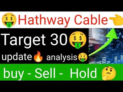 Hathway Cable Stock Latest News Hathway Cable Target 30 Today