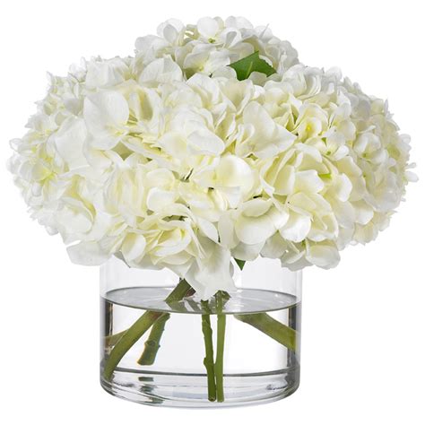 White Hydrangea Bouquet Hydrangea Arrangements White Hydrangea