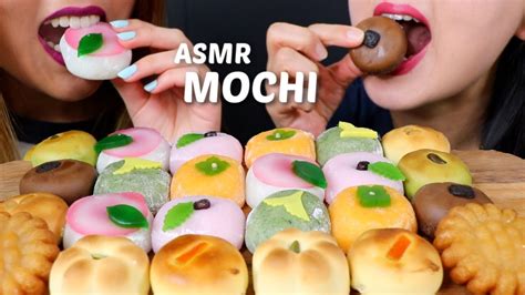 Asmr Mochi Manju Sticky Eating Sounds 찹쌀떡 만주 약과 리얼사운드 먹방 もち Kimandliz Asmr Youtube