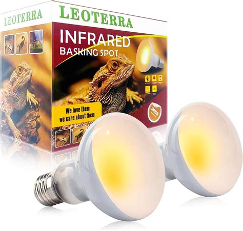 Amazon Leoterra 75w Reptile Basking Spot Lamp UVA Heat Lamp Bulbs