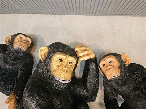 Affentrio Thinking Monkey Figures Schimpansen Affen Figuren Kaufen