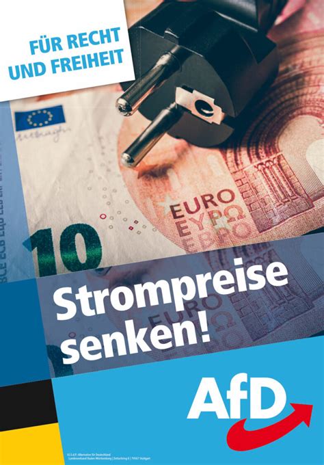 Landtagswahl Baden W Rttemberg Afd Plakat Design Tagebuch