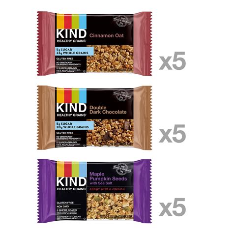 Kind Healthy Grains Granola Bar Variety Pack Ct Double Dark