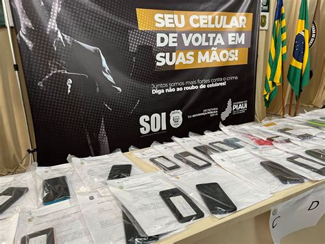 Polícia do PI intima 1 mil pessoas por posse de celulares roubados ou