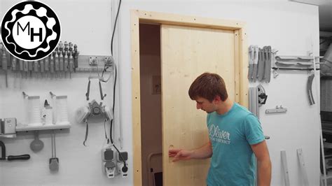 Installing A Sliding Door For The Workshop Youtube