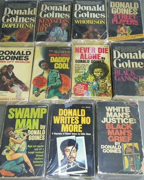 Great Collection Of Books From Detroits Own Donald Goines Urban