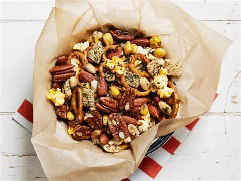 Garlic-Herb Mixed Nut Snack Mix Recipe | Food Network Kitchen | Food ...