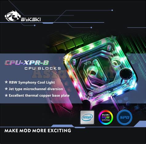 Bykski Symphony Cpu Waterblock For Intel Amd Cpu Xpr B Asia Booth