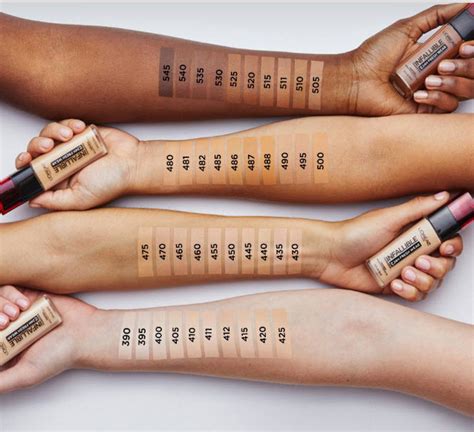 Loreal Infallible Liquid Shade Chart On Arms Redmond Mom