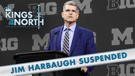 Jim Harbaugh Michigan Receive Punishment From Big Ten For In Person