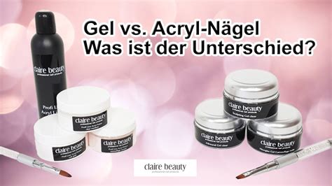 Was ist der Unterschied zwischen Gel und Acrylnägel Kurz und knapp