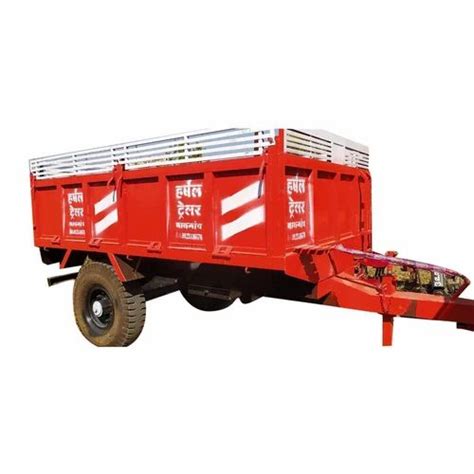 HT05TONE Mild Steel Hydraulic Tractor Trolley For Agriculture Size