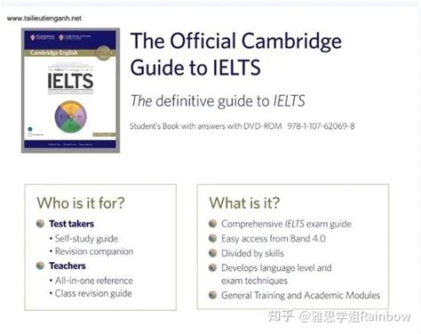 雅思小白必入！剑桥雅思官方考试指南（og Eg）！ 知乎