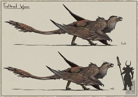 wyvern, Florent Desailly | Creature artwork, Mythical creatures art ...