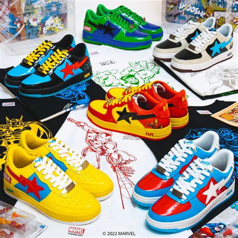 Bape A Bathing Ape × Marvel Bape Sta 6カラーが94に国内発売予定 God Meets Fashion