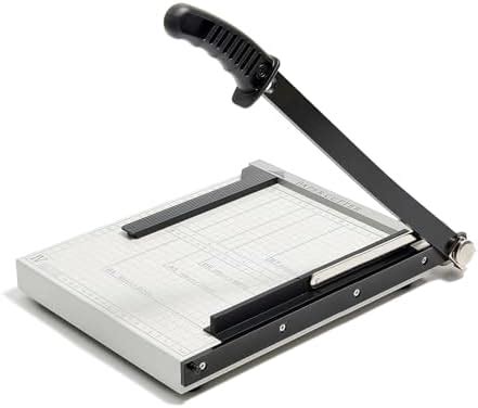 Hfs R Heavy Duty Guillotine Paper Cutter Commercial Metal Base A