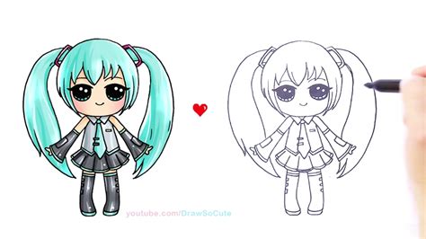 Hatsune Miku Drawings Step By Step