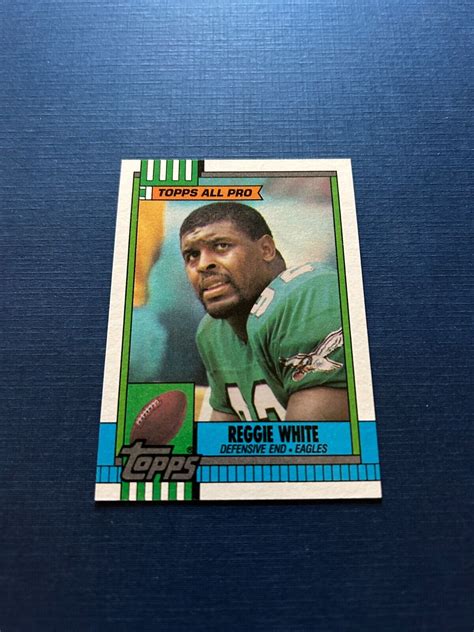 1990 Topps Football Reggie White 86 HOF Set Break NM MT EBay