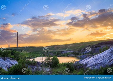 Smelter Stack of a Nickel Plant Stock Photo - Image of process, showing: 104364506