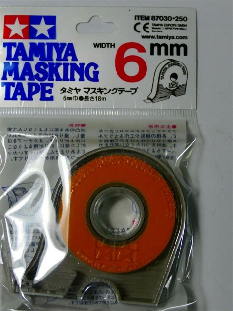 Tamiya 87030 Masking Tape 6mm X 18m In Dispenser For Sale Online Ebay