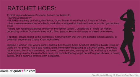 Quotes About Ratchet Females Quotesgram