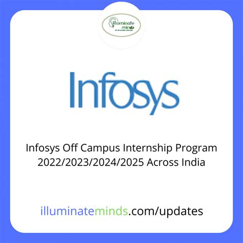 Infosys Off Campus Internship Program Across India