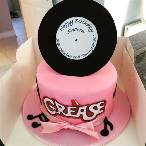 Grease Themed Cake Grease Themed Parties Themed Cakes Grease Theme