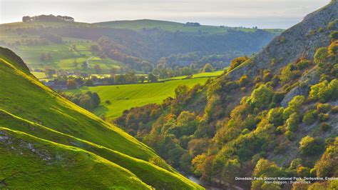 Dovedale Peak District National Park Derbyshire England