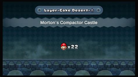 New Super Mario Bros U Deluxe Layer Cake Desert Mortons Compactor