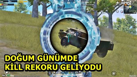 DOĞUM GÜNÜMDE KIIL REKORU GELİYORDU SOLO SQUAD PUBG MOBİLE YouTube