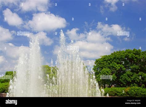 Fountain of Peace in Nagasaki Peace Park, Japan Stock Photo - Alamy