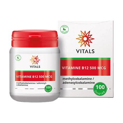 Køb Nu Vitals Vitamin B12 500 Mcg 100 Sugetabletter