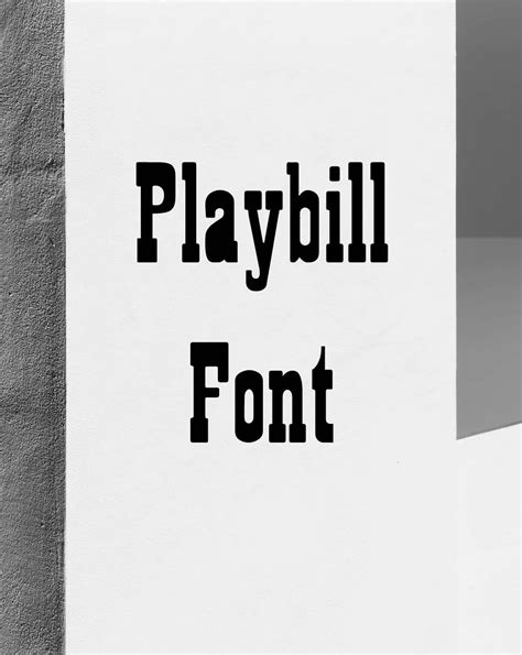 Playbill Font Free Download