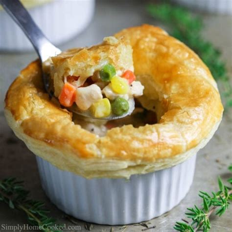 Mini Chicken Pot Pies VIDEO Simply Home Cooked