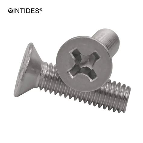 Qintides M M M Cross Recessed Countersunk Head Screws Stainless