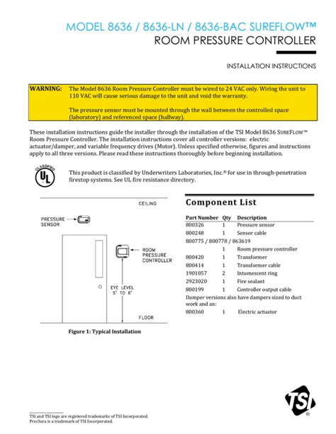 Pressure Controller Installation