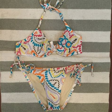 Victoria S Secret Swim Victorias Secret Bikini Paisley White