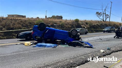 Fallece Mujer Tras Choque En La Toluca Zitácuaro